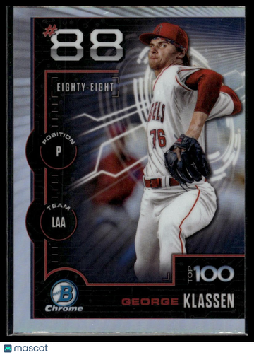 2025 Bowman George Klassen #BTP-88 Bowman Scouts Top 100