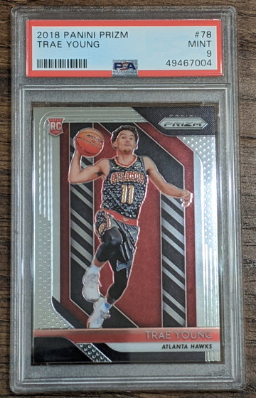 Trae Young 2018 Prizm #78 PSA 9