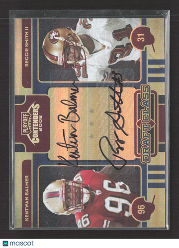 2008 Playoff Contenders Draft Class Kentwan Balmer Reggie Smith II #29 /10