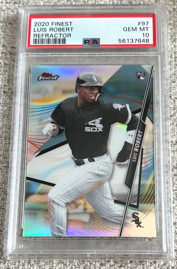 2020 Topps Finest Luis Robert Rookie Refractor 