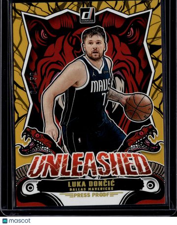 2024 Donruss Unleashed Luka Dončić #9 Press Proof Gold /10