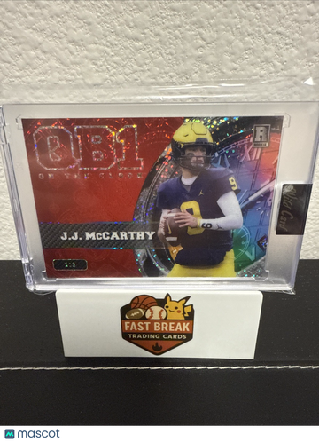 2023 Wild Card J.J. McCarthy #OCW-JM2 Short Print Rookie