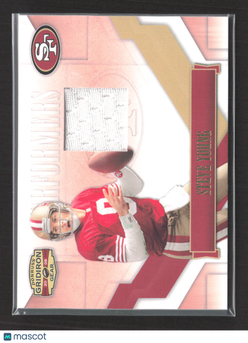 2008 Donruss Gridiron Gear Steve Young #P-42 /250 Game-Worn Jersey