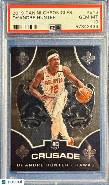 2019 Panini Chronicles De'andre Hunter #516 PSA 10
