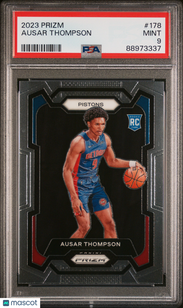 2023 Panini Prizm Ausar Thompson #178 PSA 9