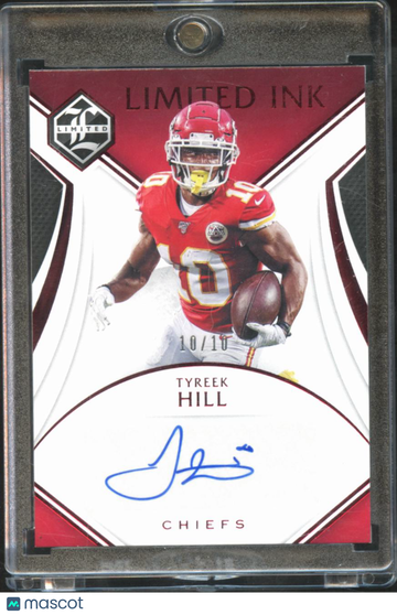 2020 Panini Limited Limited Ink Tyreek Hill #LI-TH /10