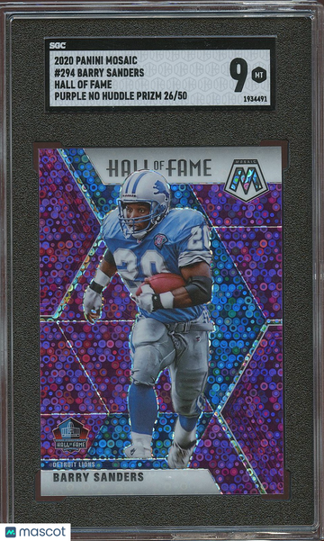2020 Barry Sanders SGC 9