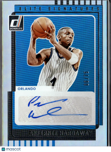 Anfernee Hardaway 2025 Panini Donruss Elite Signatures Auto /75 Orlando Magic