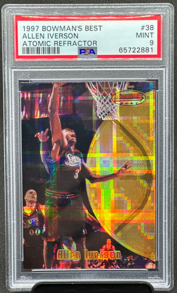 1997 Bowman's Best Allen Iverson Atomic Refractor