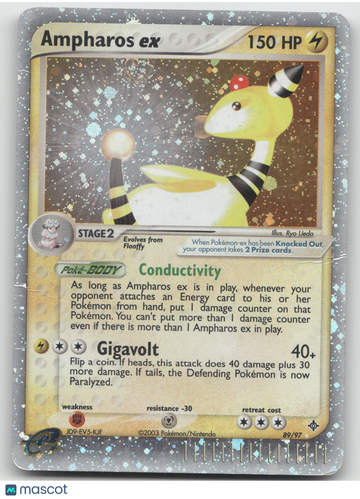2003 EX Dragon Ampharos ex Holo Rare #89/97