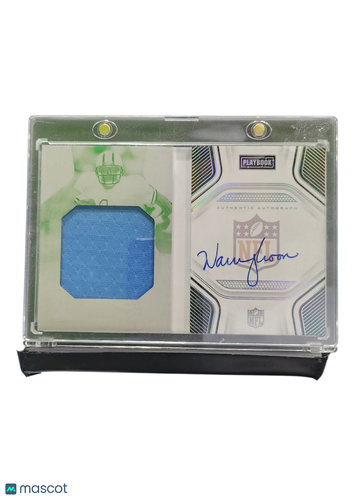 2023 Panini Playbook Warren Moon #PJA-WM 1/1 Printing Plate Authentic Memorabilia