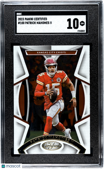 2023 Panini Certified Patrick Mahomes II #100 SGC 10