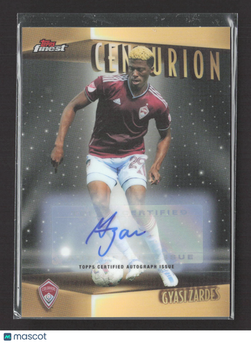 2022 Topps Finest Centurion Gyasi Zardes #C-3 Auto