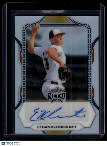 2026 Leaf Metal Draft Ethan Kleinschmit #BA-EK1 Base Autograph AU