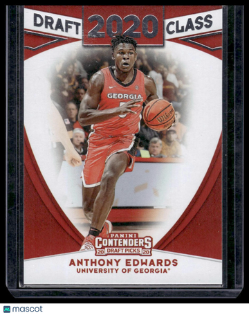 2020 Panini Contenders Draft Picks Anthony Edwards #2 2020 Draft Class