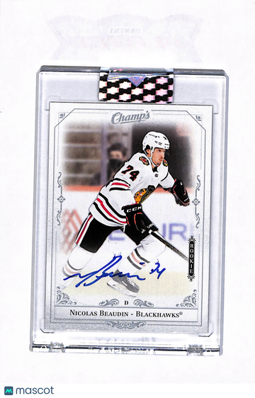 2020 Upper Deck Clear Cut Champ's Nicolas Beaudin #C-NB Auto