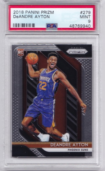 DeAndre Ayton 2018 Prizm PSA 9