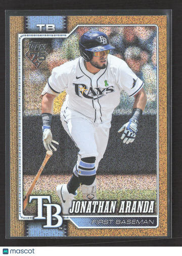 2025 Topps Series 1 Jonathan Aranda #326 Gold Foil