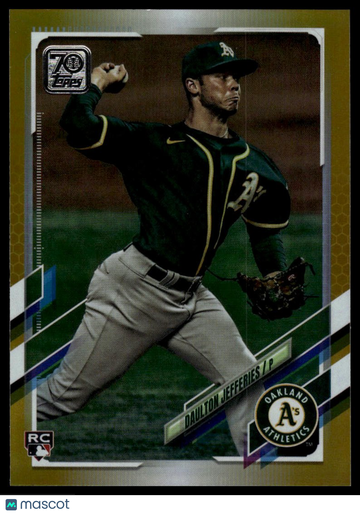 2021 Topps Daulton Jefferies #656 Gold Foil RC