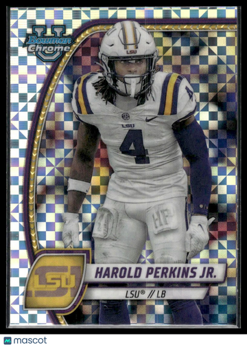 2024 Bowman University Chrome Harold Perkins Jr. #194 X-Fractor
