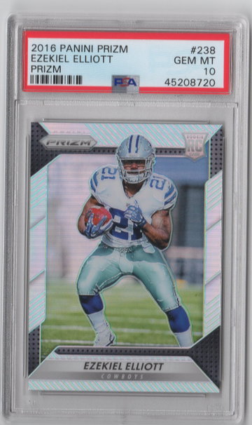 2016 Prizm Ezekiel Elliott SILVER PSA 10
