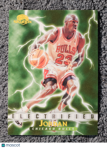 1995 SkyBox Electrified Michael Jordan #278 Chicago Bulls HOF