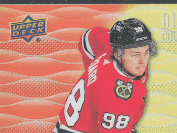2024 Upper Deck Allure Color Flow Connor Bedard #CF-16 Orange-Yellow