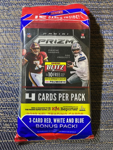 2019 Panini Prizm Football Cello Pack