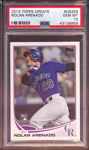 2013 Topps Update #US259 Nolan Arenado RC ROOKIE PSA 10 8859
