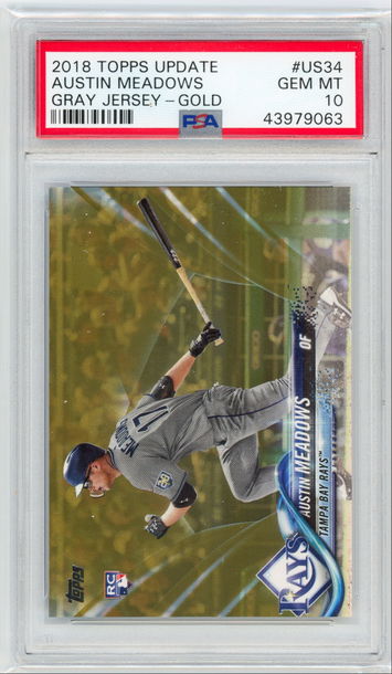 2018 Topps Update Austin Meadows Gold