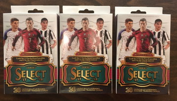 3 Hanger Boxes of 2017-18 Select Soccer