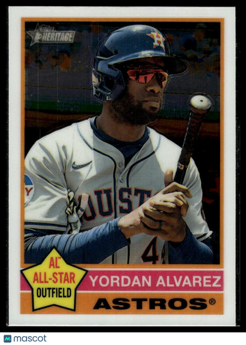 2025 Topps Heritage Yordan Alvarez #500 Chrome