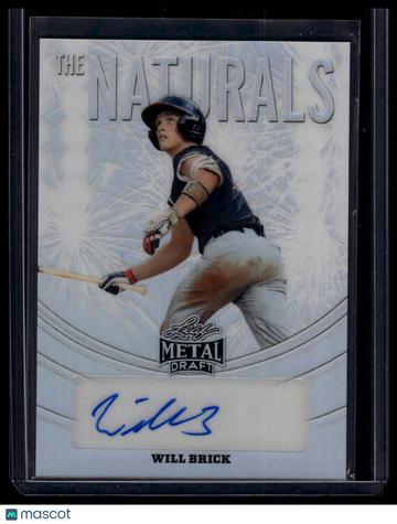 2026 Leaf Metal Draft Will Brick #TN-WB1 The Naturals AU