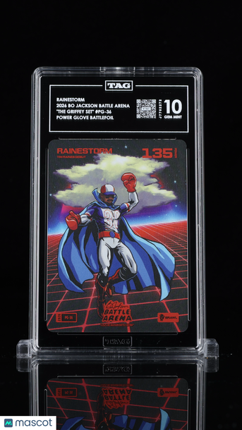 2026 Bo Jackson Battle Arena Rainestorm #PG-36 Power Glove Battlefoil TAG 10