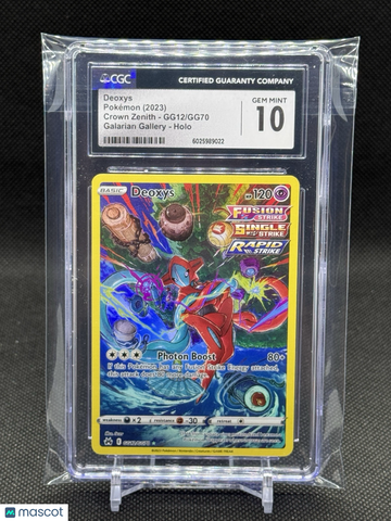 Crown Zenith Deoxys Holo Secret Rare Full Art 10 #GG12/GG70
