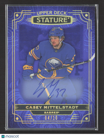 2023 Upper Deck Stature Casey Mittelstadt #80 Purple /10