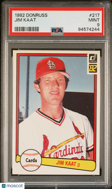 1982 Donruss Jim Kaat #217 PSA 9