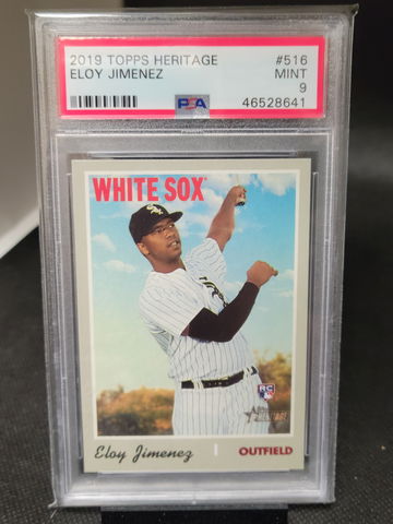 2019 Topps Heritage Eloy Jimenez PSA 9