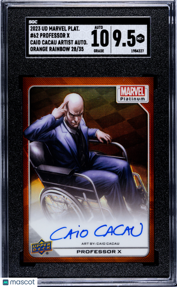 2023 Upper Deck Marvel Platinum Professor X #62 SGC 9.5