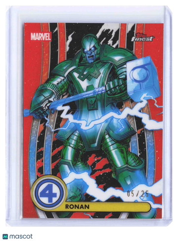 2026 Topps Finest Marvel Ronan Common 05 / 25 #039