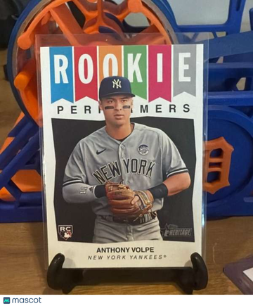 2023 Topps Heritage - Rookie Performers Anthony Volpe #RP-7