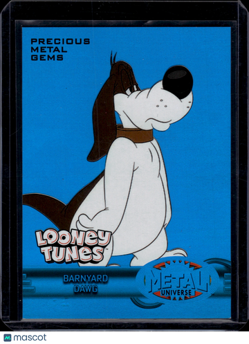 2024 Skybox Metal Universe Looney Tunes Precious Metal Gems Barnyard Dog 42/50 #RMU-8