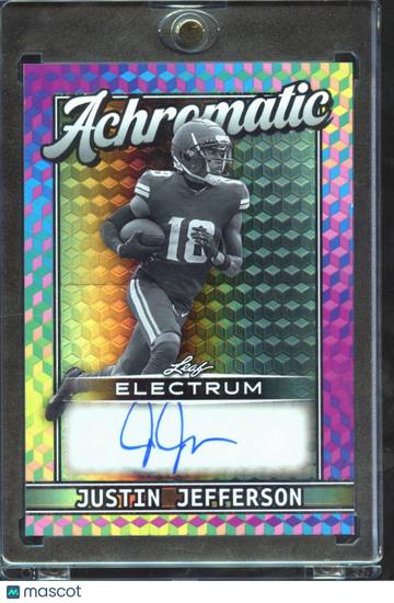 2025 Leaf Electrum Achromatic Justin Jefferson #A-JJ1 Prism /10