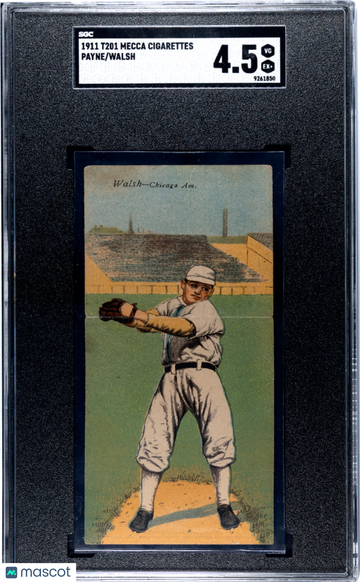 1911 T201 Mecca Cigarettes Walsh Payne SGC 4.5
