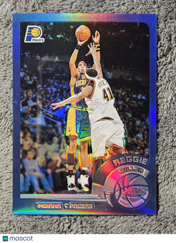 2002 Topps Chrome Reggie Miller #45 Refractor