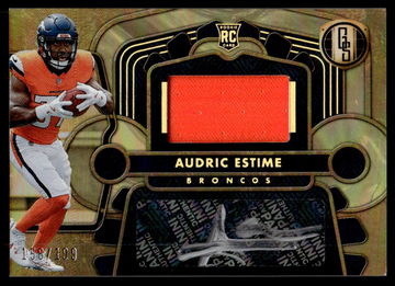 2024 Panini Gold Standard Audric Estime #220 RC Patch Auto /199
