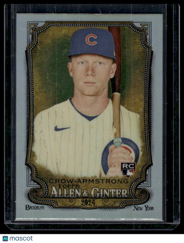 2024 Topps Allen & Ginter Pete Crow-Armstrong #46 Chrome Refractors RC