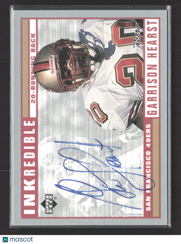 1999 Upper Deck Retro Inkredible Garrison Hearst #GH