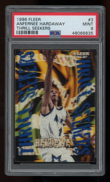 1996-97 Anfernee Hardaway Thrill Seekers PSA 9