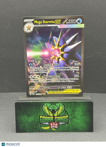 2026 Mega Evolution – Perfect Order Mega Starmie EX Holo Secret Rare SAR #118/88